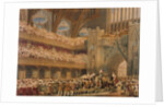 The Champion of England Entering Westminster Hall by Unknown
