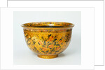 Papier mâché bowl. Kashmir, India, 1910 by Unknown
