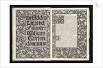 Title page of The Golden Legend by William Morris