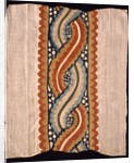 Coptic textile with a double helix design by Morris & Co.