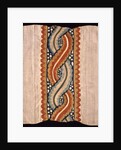 Coptic textile with a double helix design by Morris & Co.