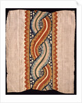 Coptic textile with a double helix design by Morris & Co.