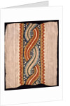 Coptic textile with a double helix design by Morris & Co.
