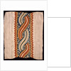 Coptic textile with a double helix design by Morris & Co.