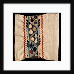Coptic textile with a tulip-like flower design by Morris & Co.