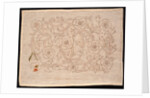 Unfinished embroidery kit with floral design by Mary Morris