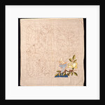 Unfinished embroidery kit with roses design by Mary Morris