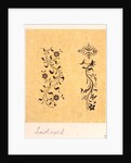 Drawing of architectural decoration of Southwold Church by George Wardle
