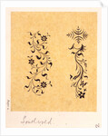 Drawing of architectural decoration of Southwold Church by George Wardle