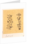 Drawing of architectural decoration of Southwold Church by George Wardle