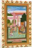 Jahangir with his consort and female attendants in the garden by Unknown