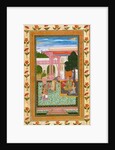 Jahangir with his consort and female attendants in the garden by Unknown