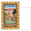Jahangir with his consort and female attendants in the garden by Unknown