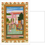 Jahangir with his consort and female attendants in the garden by Unknown