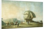 Head of a Sphinx in Egypt by Luigi Mayer