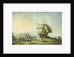 Head of a Sphinx in Egypt by Luigi Mayer