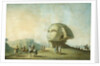 Head of a Sphinx in Egypt by Luigi Mayer
