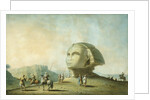 Head of a Sphinx in Egypt by Luigi Mayer