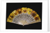 Fan with yellow pansies by Ronot-Tutin