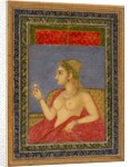 A lady holding a wine cup. India, early 18th century by Unknown