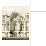 Cut away elevation of part of Wardour Castle by James Pain
