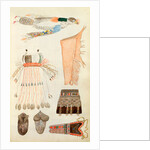 Sketch depicting North American Indian artefacts, Charles Hamilton Smith. England, 19th century by Charles Hamilton Smith