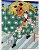 The Shishi-mai Dance by Utagawa Kunisada