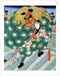 The Shishi-mai Dance by Utagawa Kunisada