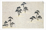 Japanese sliding door paper by Unknown