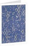 Japanese sliding door paper by Unknown