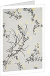 Japanese sliding door paper by Unknown