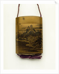 Inro depicting Mountain Scene by Unknown