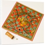 Snakes and Ladders Board Game. England, early 20th century by Unknown