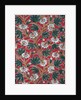 Textile sample with passion flowers by Richard Ovey