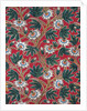 Textile sample with passion flowers by Richard Ovey