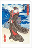 By KunisadaActor with a view of Tamagawa by UTAGAWA KUNISADA I