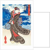 By KunisadaActor with a view of Tamagawa by UTAGAWA KUNISADA I