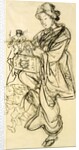 Woman Puppeteer. Japan, 19th century by Unknown