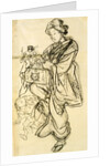 Woman Puppeteer. Japan, 19th century by Unknown