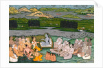 Shri Sukdevji Preaching to a Concourse of Sadhus. Rajasthan, India, mid-18th century by Unknown