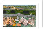 Shri Sukdevji Preaching to a Concourse of Sadhus. Rajasthan, India, mid-18th century by Unknown