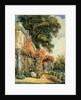 Garden in the front of Mr Robert Vernon's House at Twickenham by John James Chalon