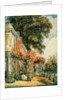 Garden in the front of Mr Robert Vernon's House at Twickenham by John James Chalon