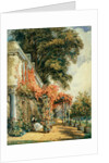 Garden in the front of Mr Robert Vernon's House at Twickenham by John James Chalon