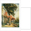 Garden in the front of Mr Robert Vernon's House at Twickenham by John James Chalon
