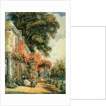 Garden in the front of Mr Robert Vernon's House at Twickenham by John James Chalon