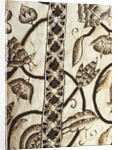 Lady's Jacket, detail. Linen embroidered with silk. England, early 17th century by Anonymous