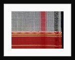 Sari with borders, detail by Unknown