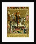 St George's Altarpiece, detail by Andre Marzal de Sas