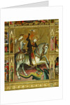 St George's Altarpiece, detail by Andre Marzal de Sas